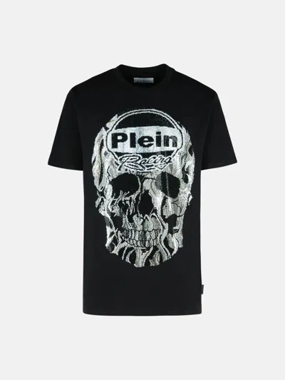 Philipp Plein 'skull Strass' Black Cotton T-shirt