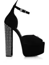Philipp Plein Skull-stud Platform Sandals In Black