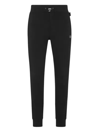 PHILIPP PLEIN SKULL-STUDDED TRACK PANTS