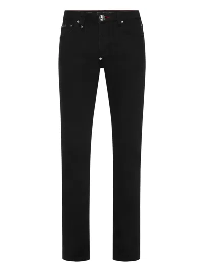 Philipp Plein Skulls Jeans In Black