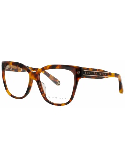 Philipp Plein Sleek Unisex Eyeglasses - Vpp051m In Orange