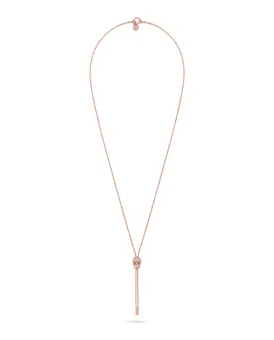 Philipp Plein Sliding $kull Crystal Cable Chain Necklace