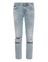 Philipp Plein Slim Boyfriend Statement In Blue
