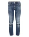 Philipp Plein Slim Boyfriend Statement In Multi