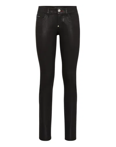 Philipp Plein Slim Fit Iconic Plein In Black