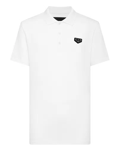 PHILIPP PLEIN SLIM FIT POLO SHIRT SS