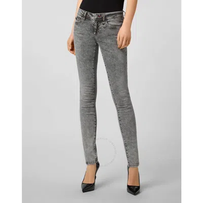 Philipp Plein Slim-fit Stretch Denim Jeans In Multi