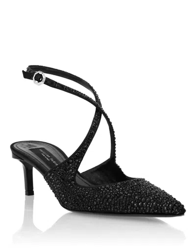 Philipp Plein Slingback Shoes Strass