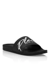 Philipp Plein Slippers Unisex In Black