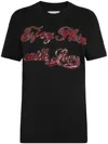 Philipp Plein Slogan-print Cotton T-shirt In Black