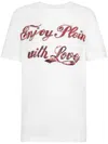 Philipp Plein Slogan-print Cotton T-shirt In White