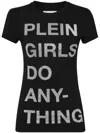 Philipp Plein Slogan-print T-shirt In "02 Black"