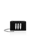 PHILIPP PLEIN SMALL EMBELLISHED CLUTCH EAGLE