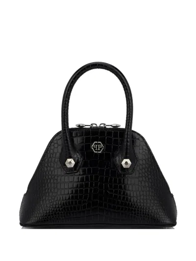Philipp Plein Small Majestic Tote Bag In Black