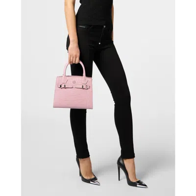 Philipp Plein Small Shopper Bag Cocco Women In Rose/pink