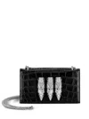 Philipp Plein Small Skull-appliqué Shoulder Bag In Black