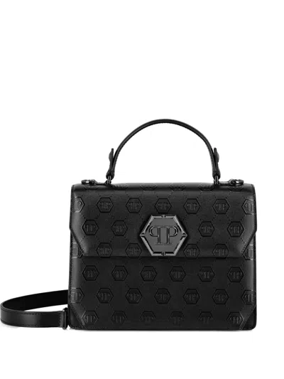 Philipp Plein Small Superheroine Shoulder Bag In Black