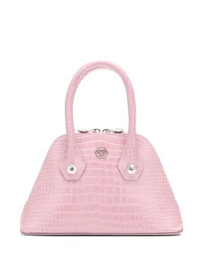 Philipp Plein Small Top-handle Tote Bag In Pink