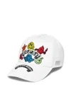 Philipp Plein Baseball Cap Smile In 白色