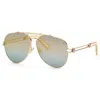 Philipp Plein Smoke Pilot Men's Sunglasses Spp048m 033m 62