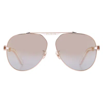 Philipp Plein Smoke Pilot Men's Sunglasses Spp048m 033m 62 In Neutral