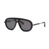 Philipp Plein 57mm Navigator Sunglasses In Black