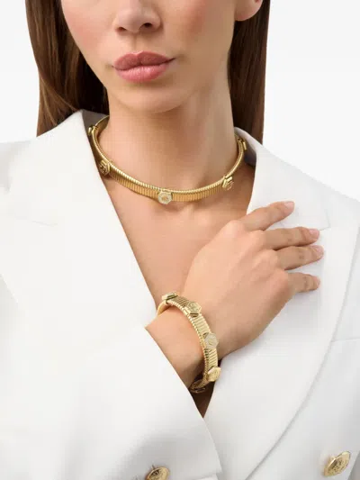 Philipp Plein Snake Yellow Gold Bracelet