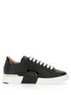 Philipp Plein Black Calf Leather Sneakers