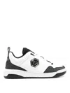 Philipp Plein Contrast Sole Sneakers Perforated Detailing In White
