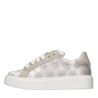 Philipp Plein Kids'  Sneakers In White