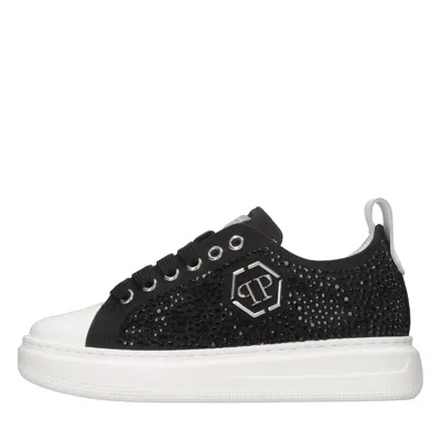 Philipp Plein Kids'  Sneakers In Black