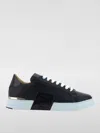 Philipp Plein Low Top Leather Sneakers In Black
