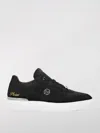 Philipp Plein Leather Low-top Sneakers In Black