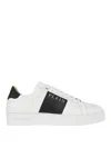Philipp Plein Panel Sneakers Low-top Rubber Sole In White