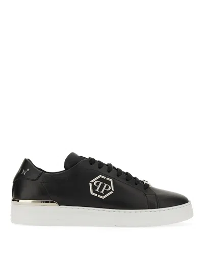 Philipp Plein Hexagon Low Top Sneakers In Black
