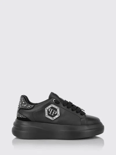 Philipp Plein Low-top Sneakers Megastar Strass Women In Black