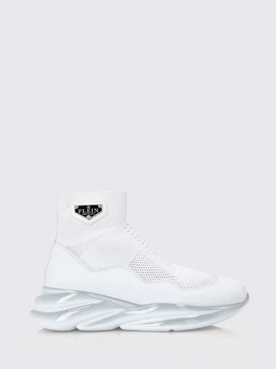Philipp Plein Sneakers Woman Color White In Animal Print