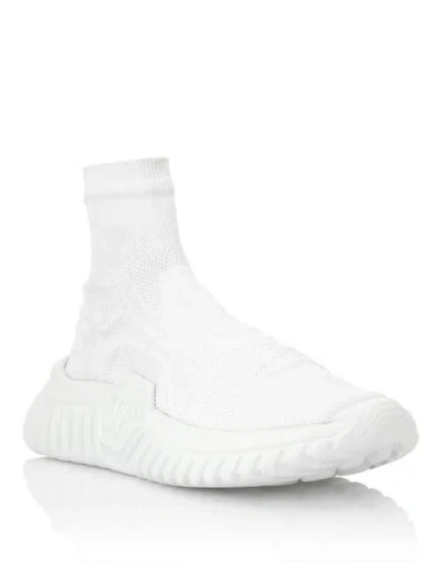 Philipp Plein Sock-sneakers Supersonic Unisex In White