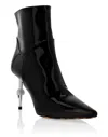 Philipp Plein Skull-heel Ankle Boots In Black