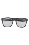 Philipp Plein Sport 56mm Square Sunglasses In Black Black Smoke
