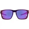 Philipp Plein Square-frame Injection Sunglasses In Violet Violet Pink