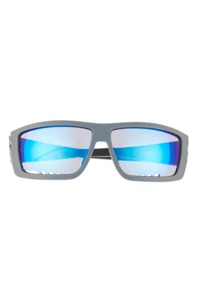 Philipp Plein Sport 64mm Rectangular Sunglasses In Gray