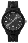 Philipp Plein Sport Fearless Silicone Strap Watch, 43mm