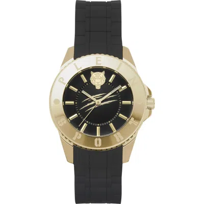 Philipp Plein Sport Glam Silicone Strap Watch, 40mm In Black