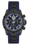 Philipp Plein Sport Hurricane Silicone Strap Watch, 44mm In Blue