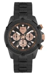 Philipp Plein Sport Hurricane Silicone Strap Watch, 44mm In Black