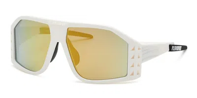 Philipp Plein Sport Ssp002 6vcg Occhiali Da Sole Bianchi Per Uomo In White