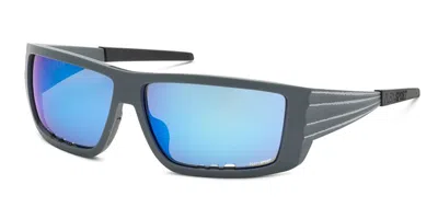 Philipp Plein Sport Ssp003 R43b Occhiali Da Sole Grigi Per Uomo In Blue