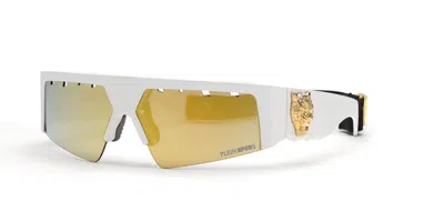 Philipp Plein Sport Ssp006v 5wwg Occhiali Da Sole Bianchi Per Uomo In White