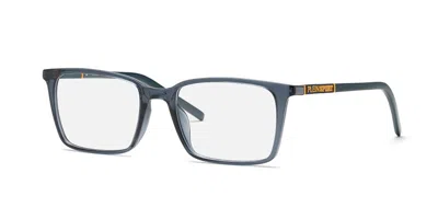 Philipp Plein Sport Vsp017 04al Occhiali Da Vista Grigi Per Uomo (solo Montatura)